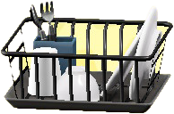 The Black version of Dish-Drying Rack