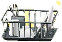 The Silver version of Dish-Drying Rack