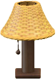 The Light Brown version of Rattan Table Lamp
