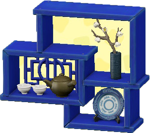 The Blue version of Imperial Decorative Shelves