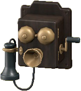 The Black version of Antique Phone