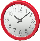 The Red version of Wall Clock