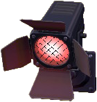 The Red version of Studio Wall Spotlight