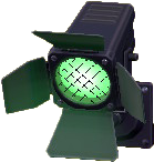 The Green version of Studio Wall Spotlight