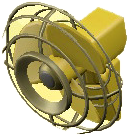 The Yellow version of Wall Fan