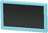 The Light Blue version of Wall-Mounted TV (20 In.)