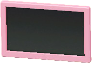 The Pink version of Wall-Mounted TV (20 In.)