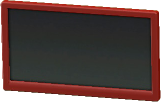 The Red version of Wall-Mounted TV (50 In.)