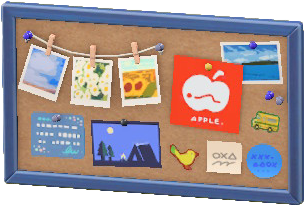 The Blue version of Corkboard
