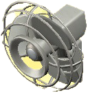 The Silver version of Wall Fan