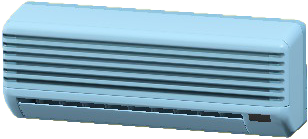 The Blue version of Air Conditioner