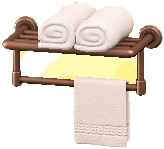 The Bronze version of Bathroom Towel Rack