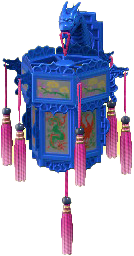 The Blue version of Imperial Dining Lantern