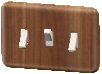 The Wood Grain version of Light Switch