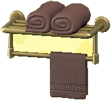 The Gold version of Bathroom Towel Rack