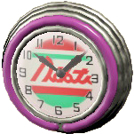 The Pink version of Diner Neon Clock