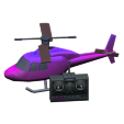 The Purple version of RC Helicopter