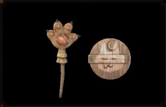 MH Rise Sunbreak - Catburglar Sword ＆ Shield Layered Weapon Image