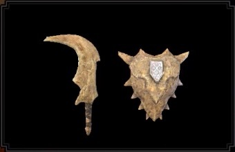 MH Rise Sunbreak - Grand Barong Sword ＆ Shield Layered Weapon Image