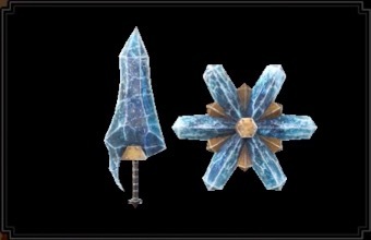 MH Rise Sunbreak - Hi Frost Edge Sword ＆ Shield Layered Weapon Image