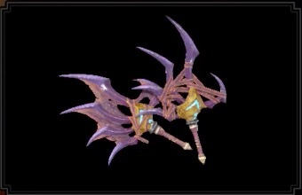 MH Rise Sunbreak - Illusory Frilled Claw Dual Blades Layered Weapon Image