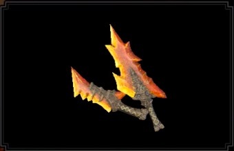 MH Rise Sunbreak - Infernal Furies Dual Blades Layered Weapon Image