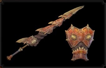 MH Rise Sunbreak - Volvi Sweep Lance Layered Weapon Image