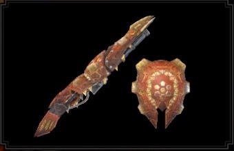 MH Rise Sunbreak - Shatter God Gunlance Layered Weapon Image