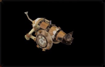 MH Rise Sunbreak - Felyne Cannon Heavy Bowgun Layered Weapon Image