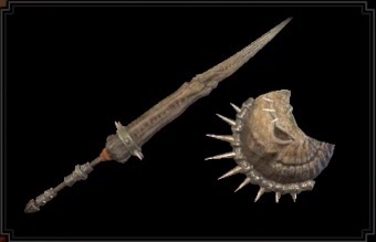 MH Rise Sunbreak - Barbarian Fang Lance Layered Weapon Image
