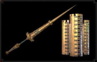 MH Rise Sunbreak - Elder Babel Spear Lance Layered Weapon Image