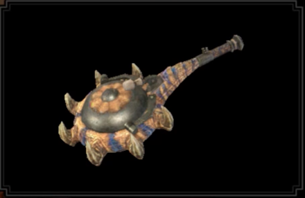 MH Rise Sunbreak - Tigrex Horn Hunting Horn Layered Weapon Image