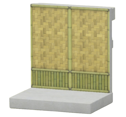 ACNH - Bamboo Wall Image