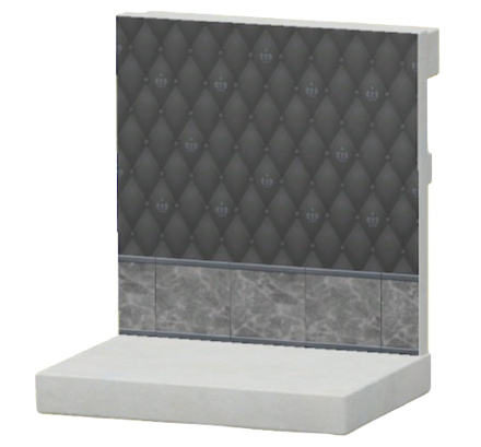 ACNH - Black-Crown Wall Image