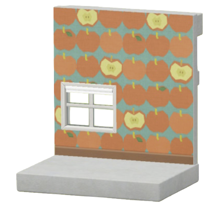 ACNH - Apple Wall Image