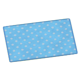 ACNH - Blue Dotted Rug Image