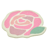 ACNH - Pink Rose Rug Image