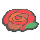 ACNH - Red Rose Rug Image