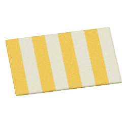 ACNH - Yellow Stripes Rug Image