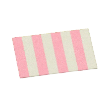 ACNH - Peach Stripes Rug Image
