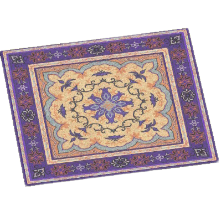 ACNH - Purple Persian Rug Image