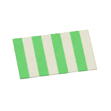 ACNH - Green Stripes Rug Image