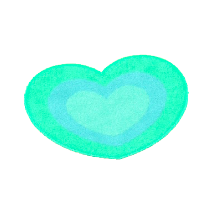 ACNH - Turquoise Heart Rug Image