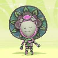 Miitopia Flower Stained-Glass Flower