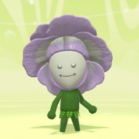 Miitopia Flower Violet