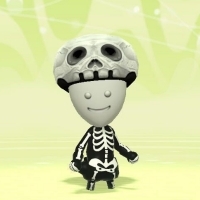 Miitopia Thief Skeleton Gear