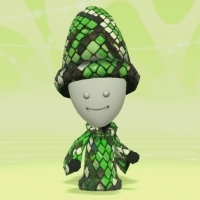 Miitopia Mage Faux-Snakeskin Robe