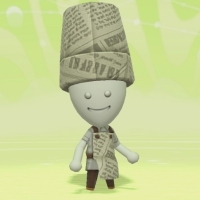Miitopia Chef Newsprint Uniform