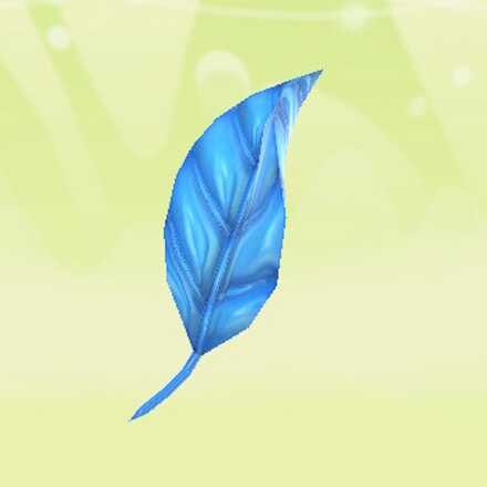 Miitopia Flower Blue Leaf