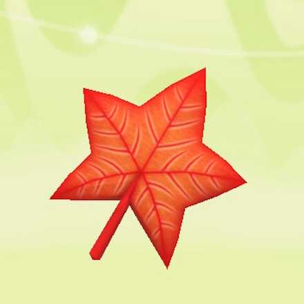 Miitopia Flower Red Star Leaf